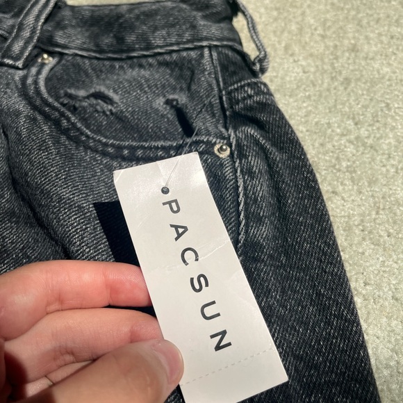 Pacsun Distressed Black Skirt - Picture 5 of 6